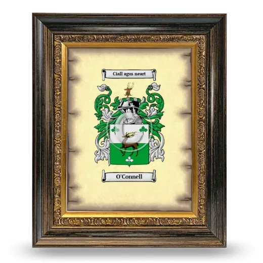 O'Connell Coat of Arms Framed - Heirloom
