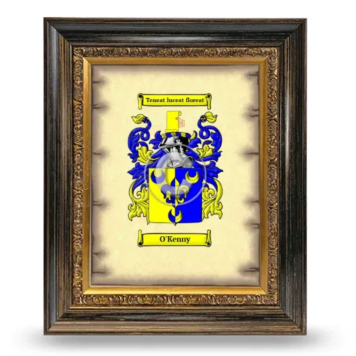 O'Kenny Coat of Arms Framed - Heirloom