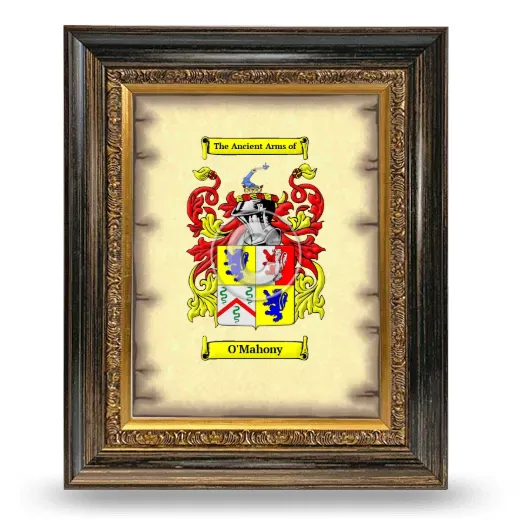 O'Mahony Coat of Arms Framed - Heirloom
