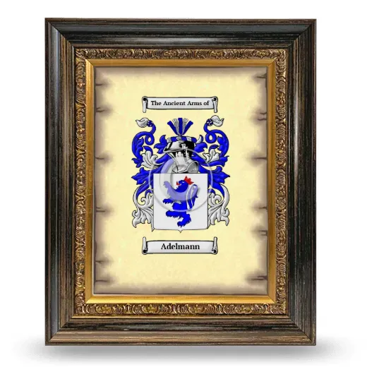Adelmann Coat of Arms Framed - Heirloom