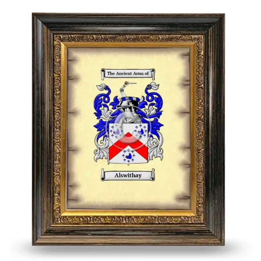 Alswithay Coat of Arms Framed - Heirloom