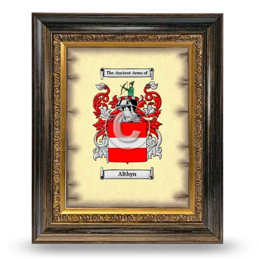 Althyn Coat of Arms Framed - Heirloom