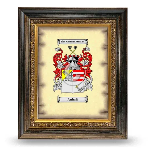 Anhalt Coat of Arms Framed - Heirloom