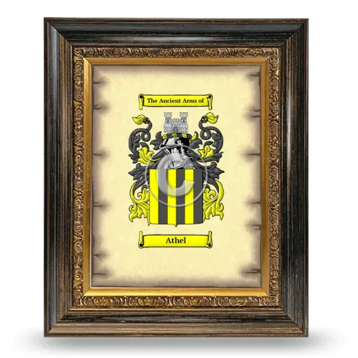 Athel Coat of Arms Framed - Heirloom