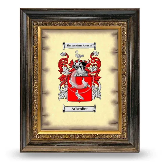 Atherdint Coat of Arms Framed - Heirloom