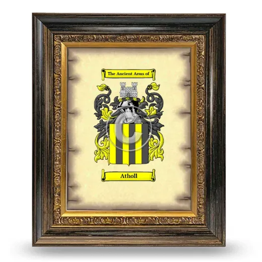 Atholl Coat of Arms Framed - Heirloom