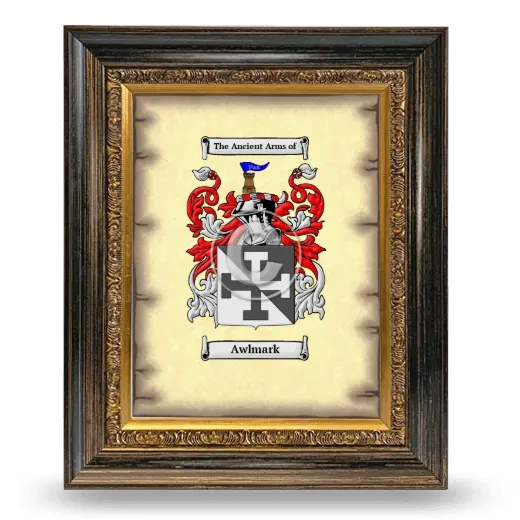 Awlmark Coat of Arms Framed - Heirloom