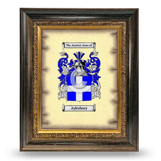Aylesbury Coat of Arms Framed - Heirloom