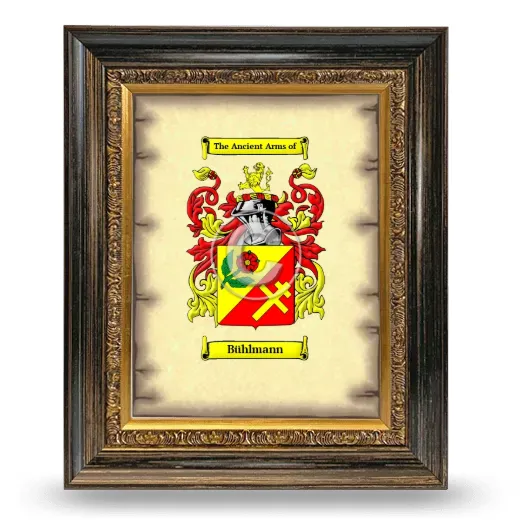 Bühlmann Coat of Arms Framed - Heirloom