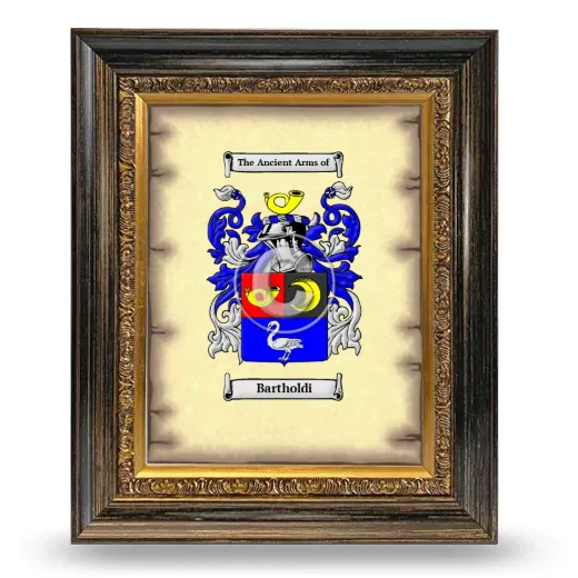 Bartholdi Coat of Arms Framed - Heirloom