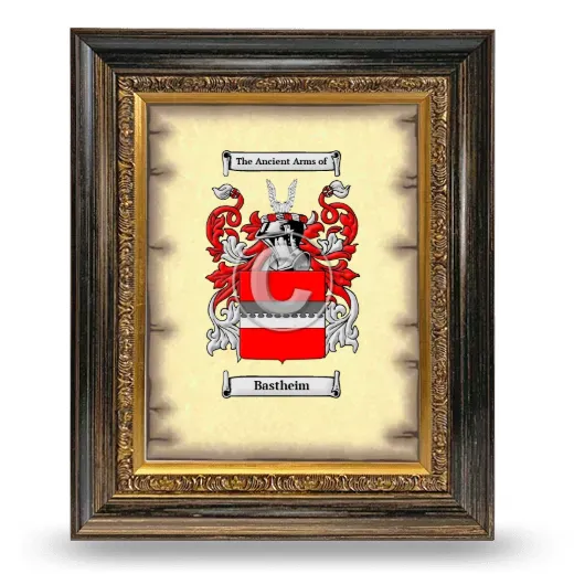 Bastheim Coat of Arms Framed - Heirloom