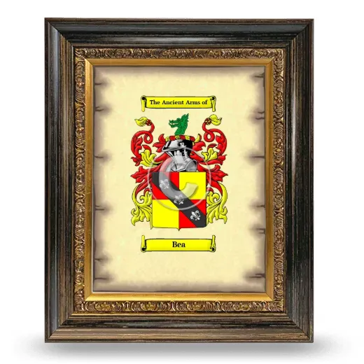 Bea Coat of Arms Framed - Heirloom