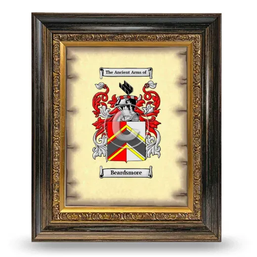 Beardsmore Coat of Arms Framed - Heirloom