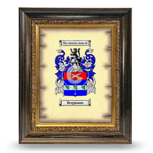 Bergmann Coat of Arms Framed - Heirloom