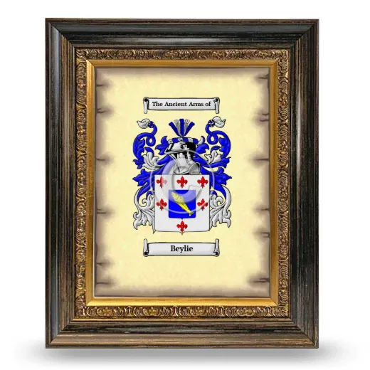 Beylie Coat of Arms Framed - Heirloom