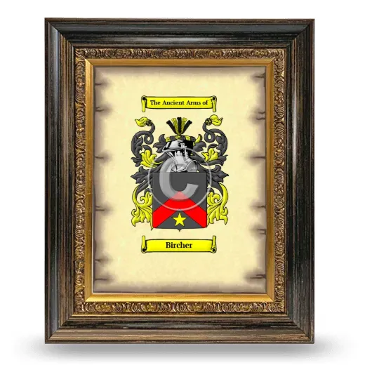 Bircher Coat of Arms Framed - Heirloom