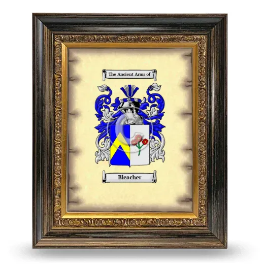 Bleacher Coat of Arms Framed - Heirloom