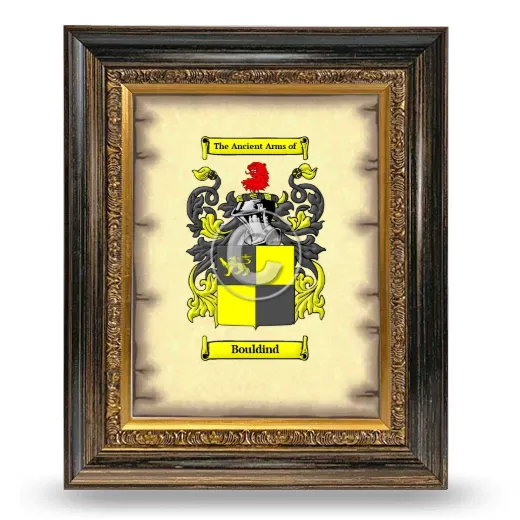 Bouldind Coat of Arms Framed - Heirloom