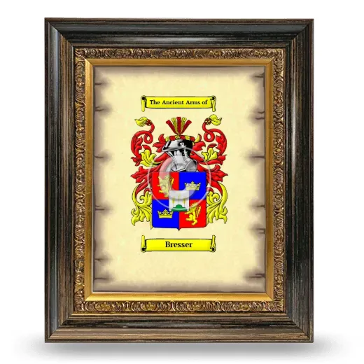 Bresser Coat of Arms Framed - Heirloom