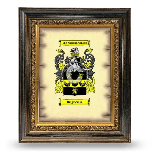 Brighouse Coat of Arms Framed - Heirloom