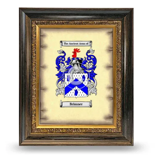 Brimner Coat of Arms Framed - Heirloom