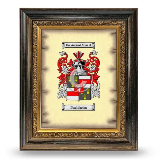 Buchheim Coat of Arms Framed - Heirloom