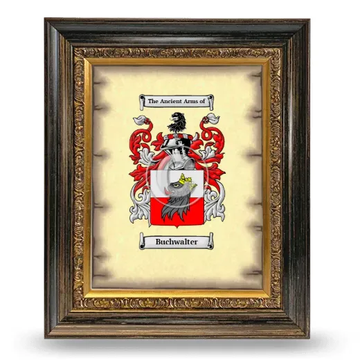 Buchwalter Coat of Arms Framed - Heirloom