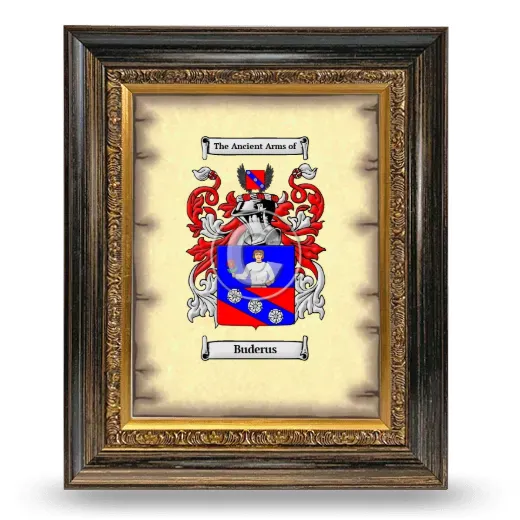 Buderus Coat of Arms Framed - Heirloom