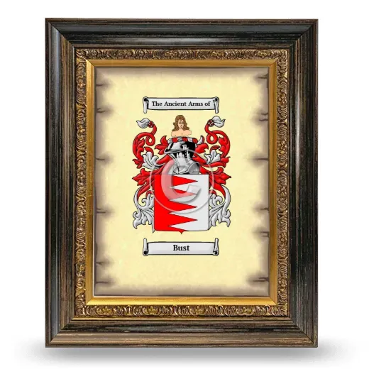 Bust Coat of Arms Framed - Heirloom