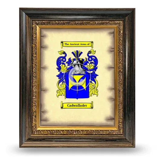 Cadwallader Coat of Arms Framed - Heirloom
