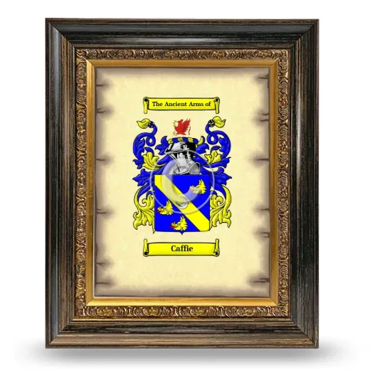 Caffie Coat of Arms Framed - Heirloom