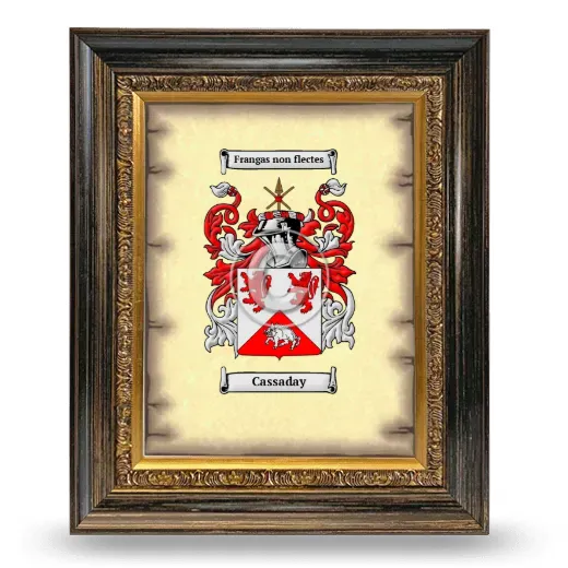 Cassaday Coat of Arms Framed - Heirloom