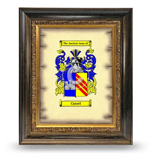 Cassel Coat of Arms Framed - Heirloom