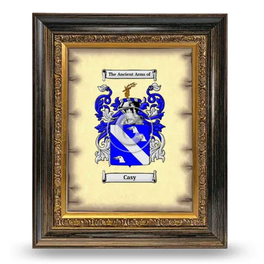 Casy Coat of Arms Framed - Heirloom