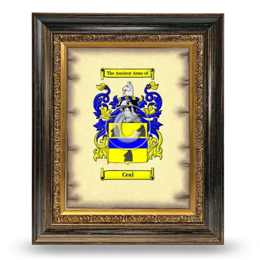 Ceal Coat of Arms Framed - Heirloom