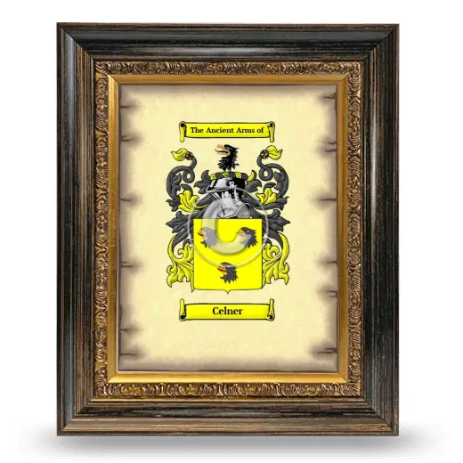 Celner Coat of Arms Framed - Heirloom