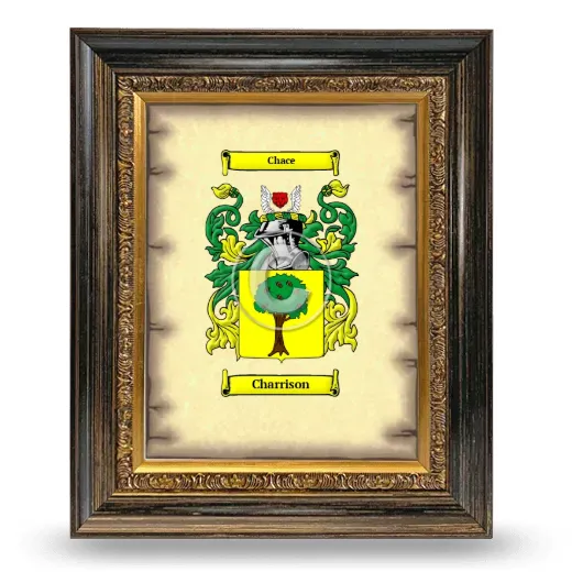 Charrison Coat of Arms Framed - Heirloom