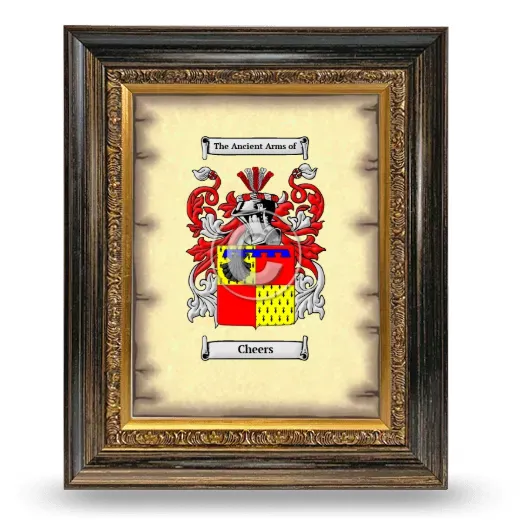 Cheers Coat of Arms Framed - Heirloom