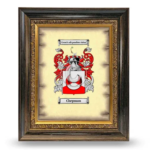 Chepman Coat of Arms Framed - Heirloom