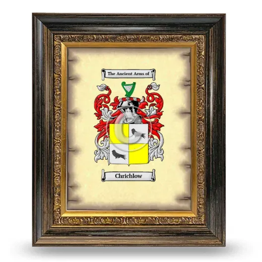 Chrichlow Coat of Arms Framed - Heirloom