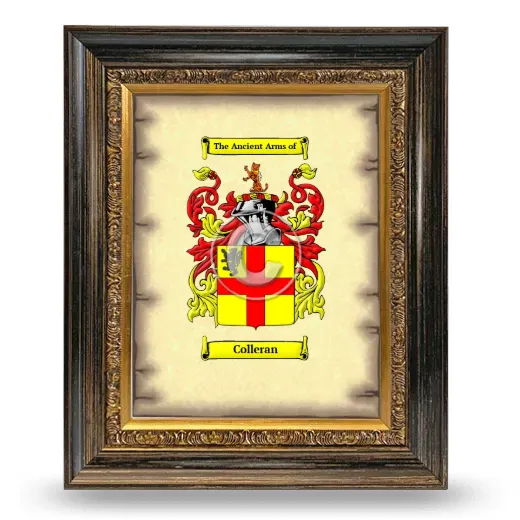 Colleran Coat of Arms Framed - Heirloom
