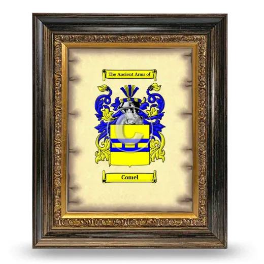Comel Coat of Arms Framed - Heirloom