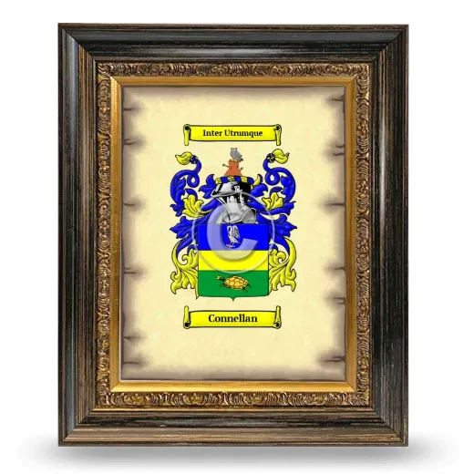Connellan Coat of Arms Framed - Heirloom