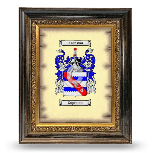 Copeman Coat of Arms Framed - Heirloom