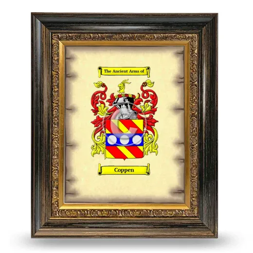 Coppen Coat of Arms Framed - Heirloom