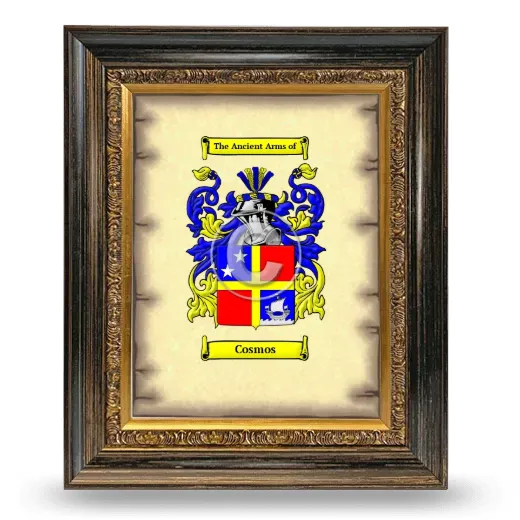 Cosmos Coat of Arms Framed - Heirloom
