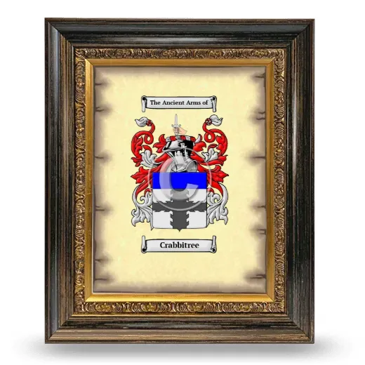 Crabbitree Coat of Arms Framed - Heirloom