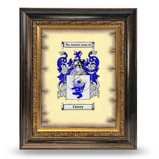 Creery Coat of Arms Framed - Heirloom