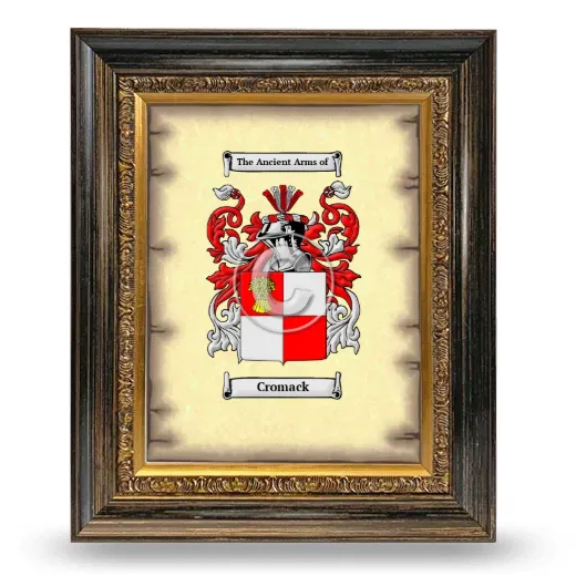Cromack Coat of Arms Framed - Heirloom