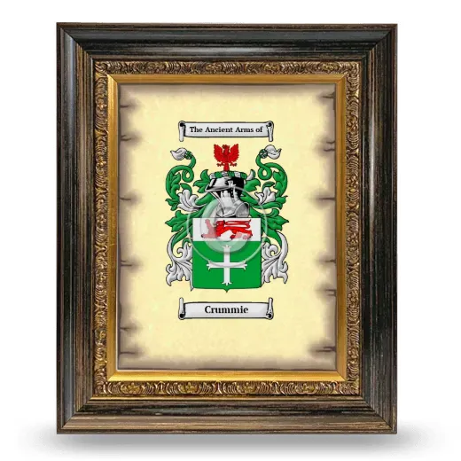 Crummie Coat of Arms Framed - Heirloom